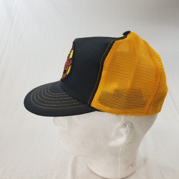 ALERT OIL WELL FIRE Cap Trucker Hat Snapback Baseb - Picture 3 of 8